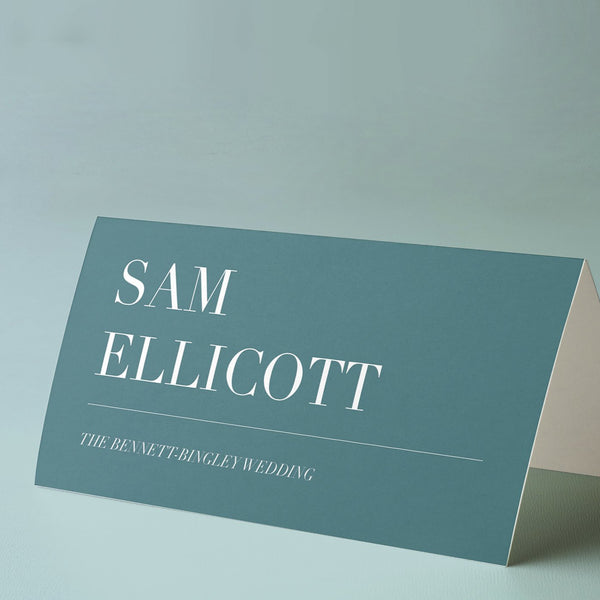 Minimalistic, modern placecards