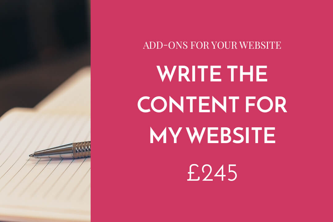 Write my website content for me