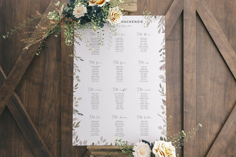 Table plans