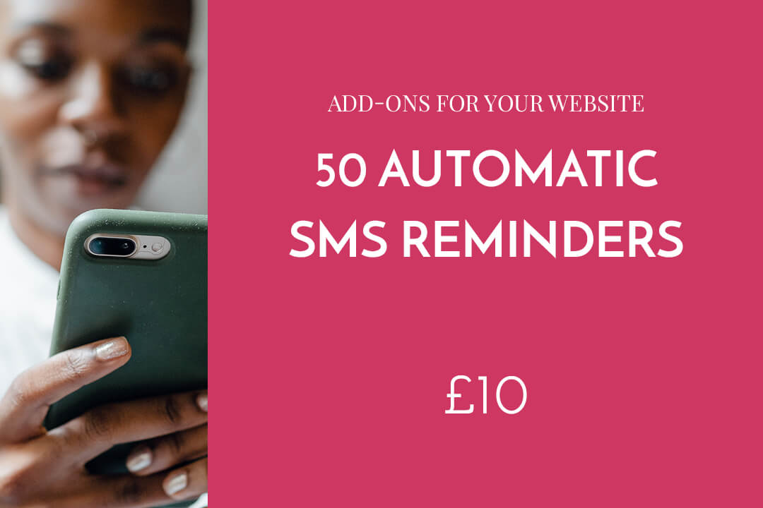 50 automatic SMS reminders